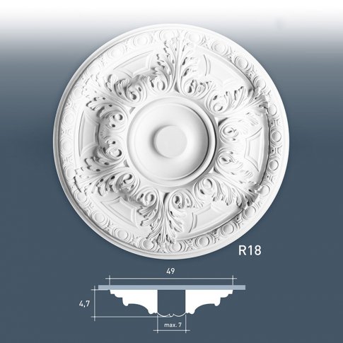 Rozeta Dekoracyjna R18