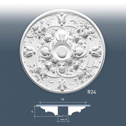 Rozeta sufitowa R24