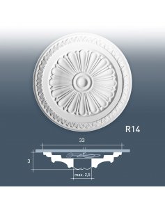 Rozeta Ozdobna R14