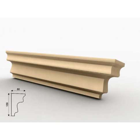 Gzyms pod parapet 9 cm GE 9