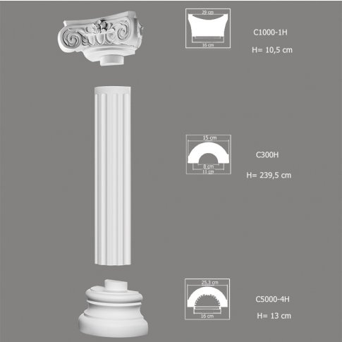 Kolumna ozdobna C3000H