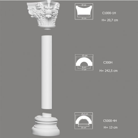 Kolumna ozdobna C4000H 1