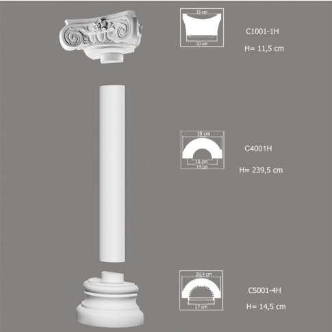 kompletna kolumna c4001h 1mardomdecor