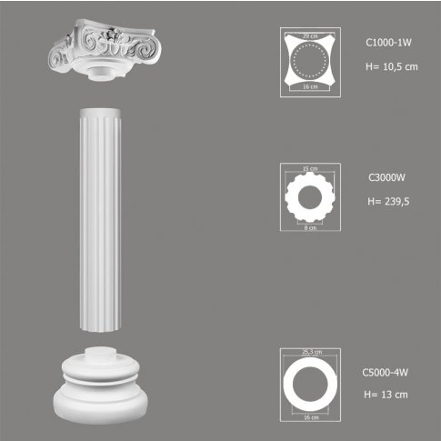 Kompletna kolumna C3000W 1