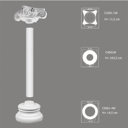 Kompletna kolumna C4001W 1