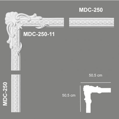 Narożnik Ozdobny mDC 250 11