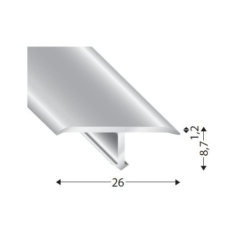 Aluminiowa listwa dylatacyjna T13526