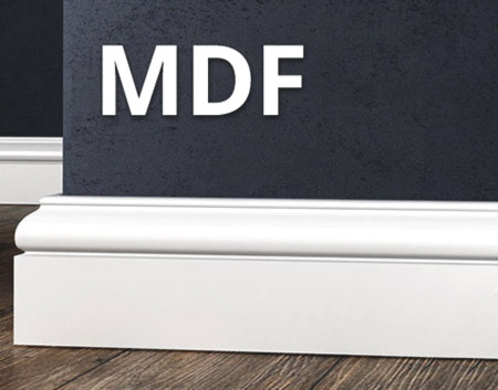 Listwy przypodłogowe MDF białe - listwy MDF białe